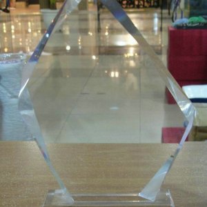 水晶獎(jiǎng)牌