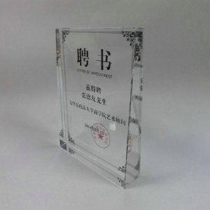 水晶獎牌