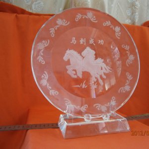 水晶獎牌