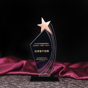 水晶獎牌