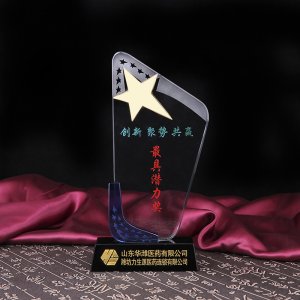 水晶獎牌