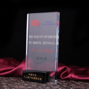 水晶獎(jiǎng)牌